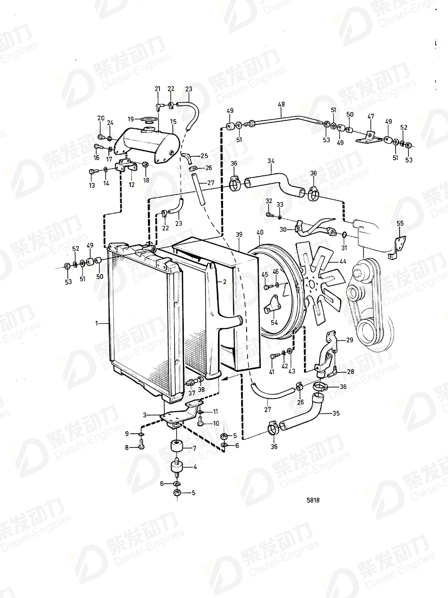 volvo penta Spring retainer 468378 Drawing volvo penta Spring retainer 468378 Drawing